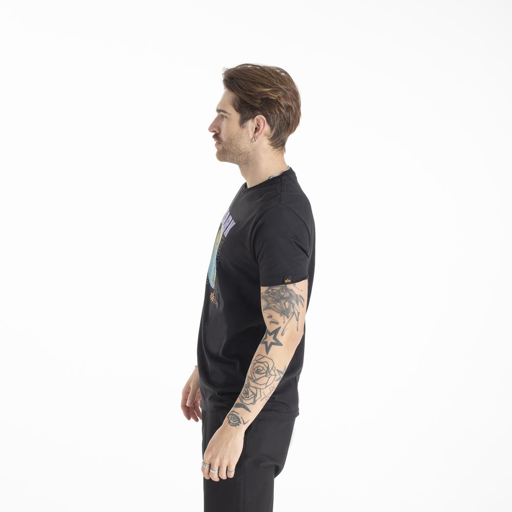 Tričko Alpha Industries Dark Side 108510556 - černé