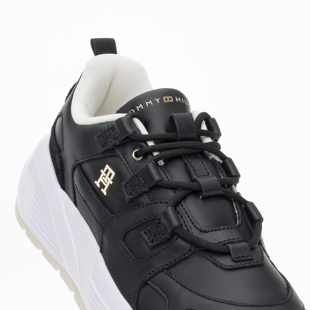 Boty Tommy Hilfiger Premium Runner FW0FW07340-BDS - černé