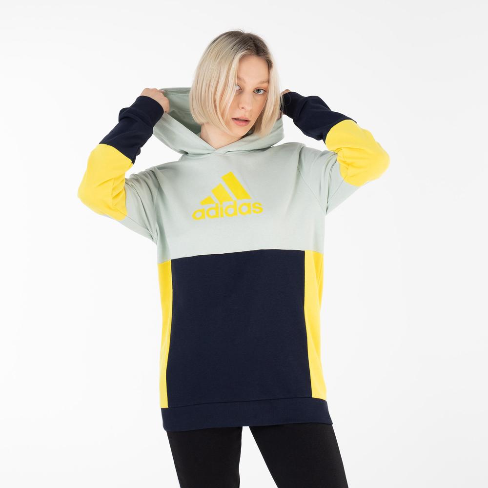 Mikina adidas Colorblock Fleece HN8567 - různobarevné