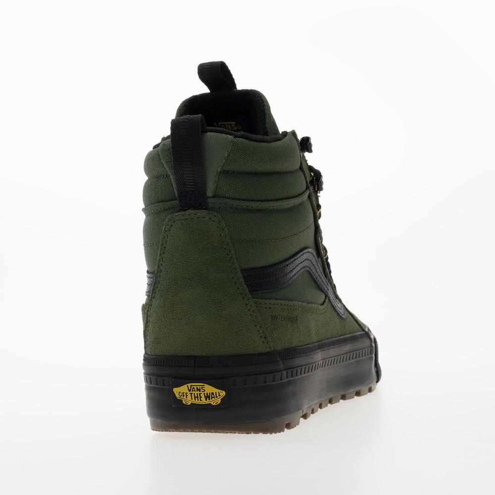 Pánské boty Vans SK8-Hi Waterproof Insulated VN000DAQ2031 - zelené