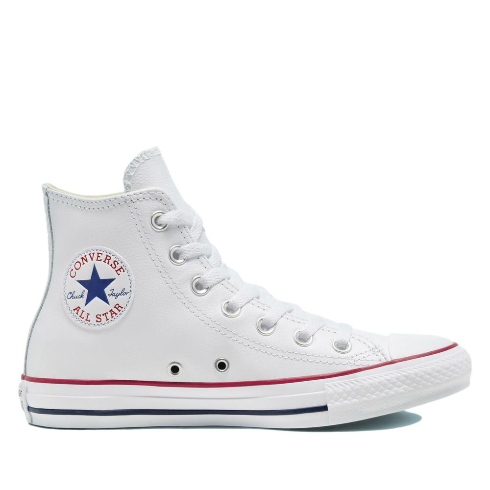 Boty Converse Chuck Taylor All Star Leather 132169C - bílé