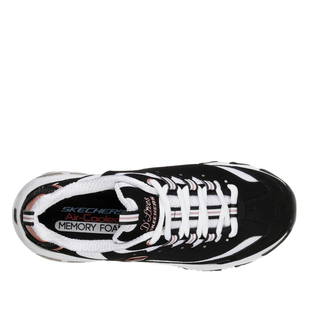 Dámské boty Skechers D'Lites Roam Around 13154BKRG - černé