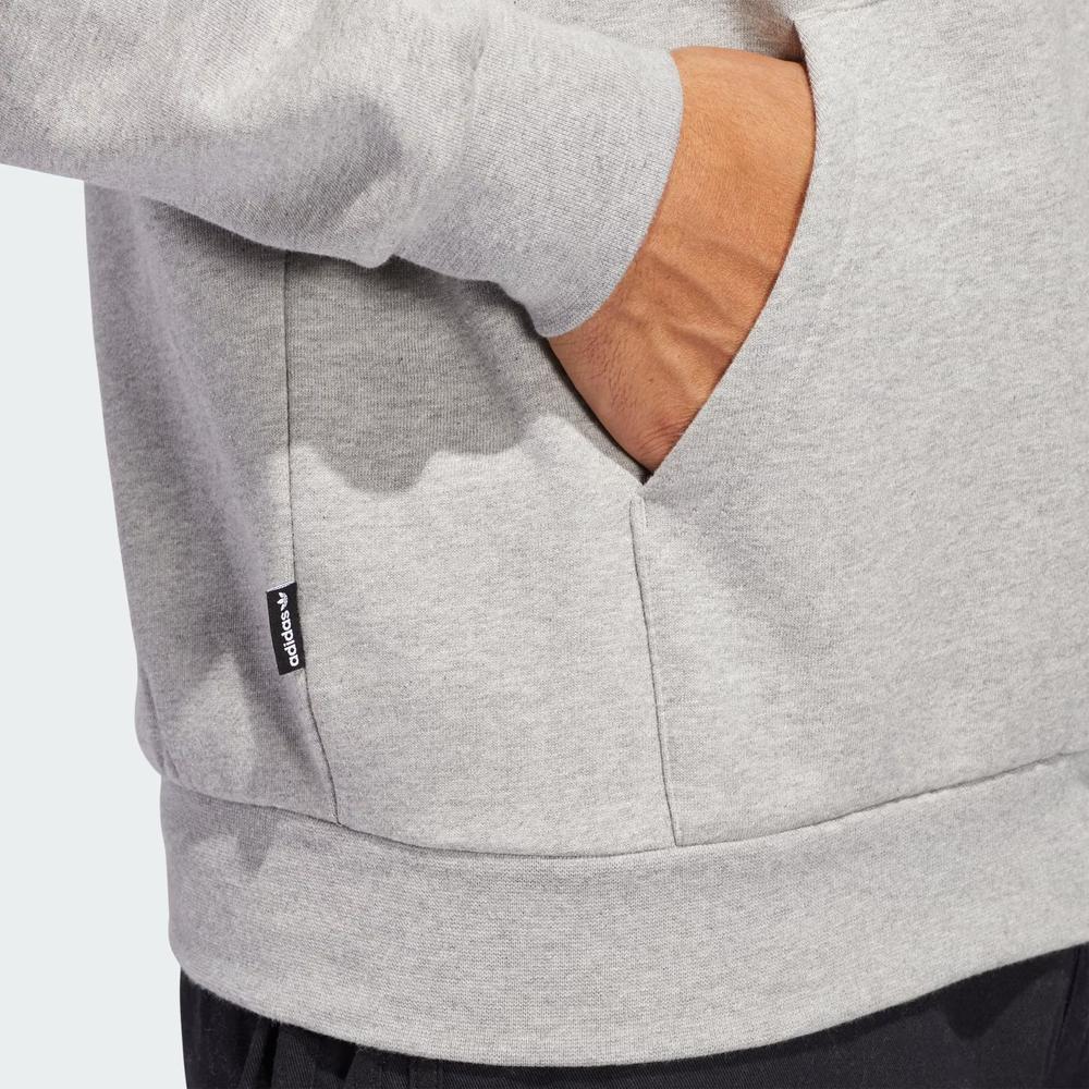 Mikina adidas Originals Trefoil Torch JC8780 - šedivé