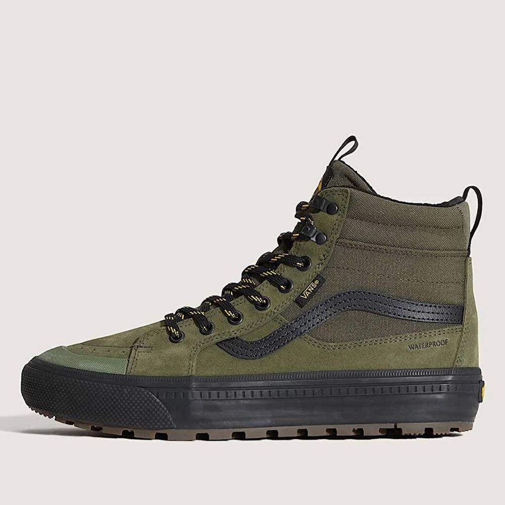 Pánské boty Vans SK8-Hi Waterproof Insulated VN000DAQ2031 - zelené