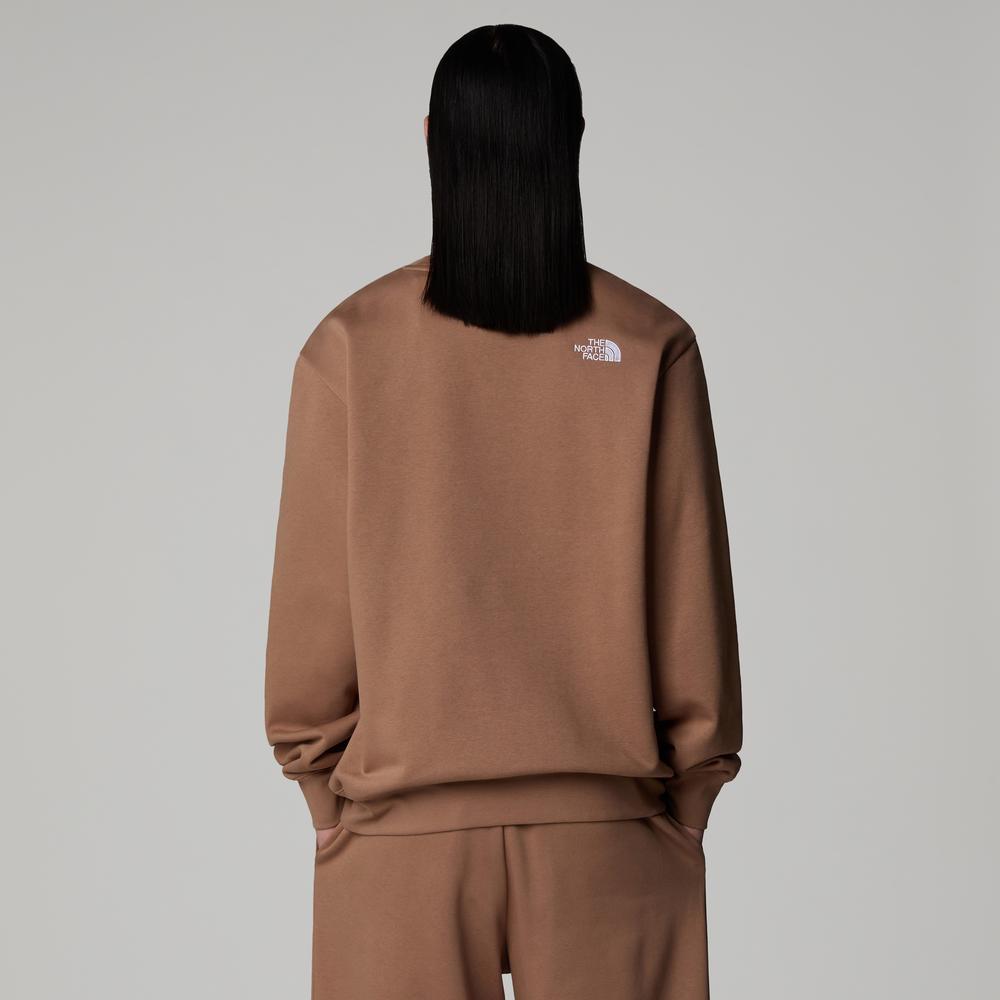 MikinaThe North Face Essential Relaxed Crew 0A89ET6IH1 - hnědé