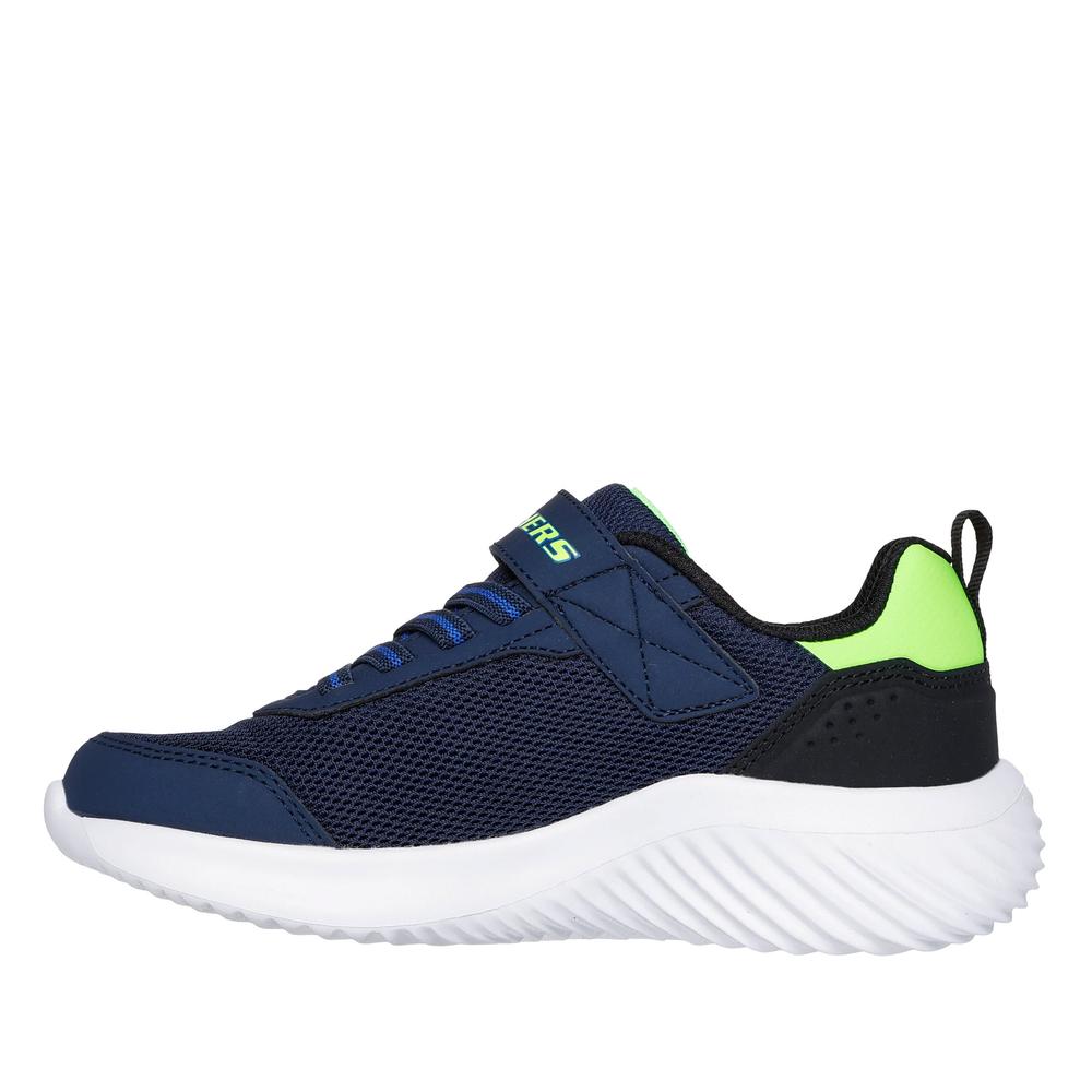 Dětské boty Skechers Bounder Tech Ultravoid 403723LNVLM - tmavě modrě