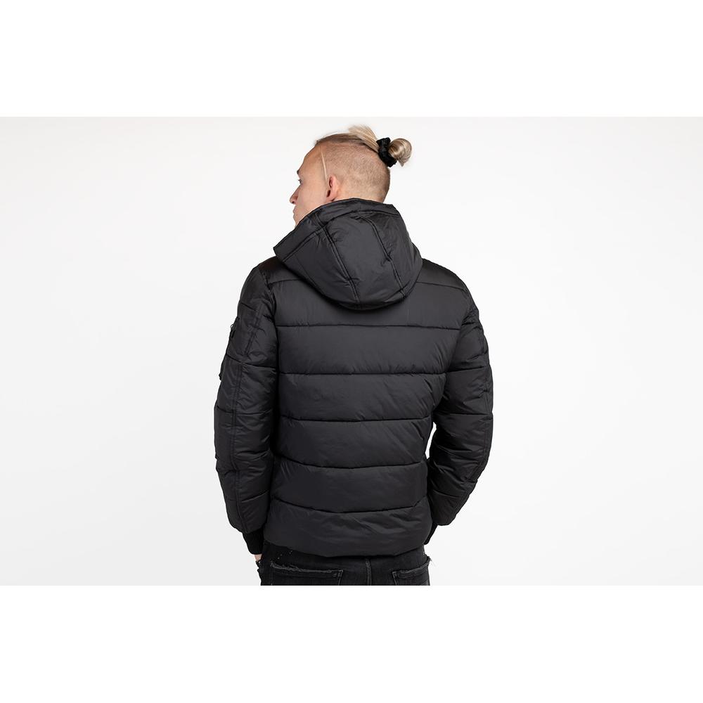 Bunda Alpha Industries Hooded Puffer 11811303 - černé