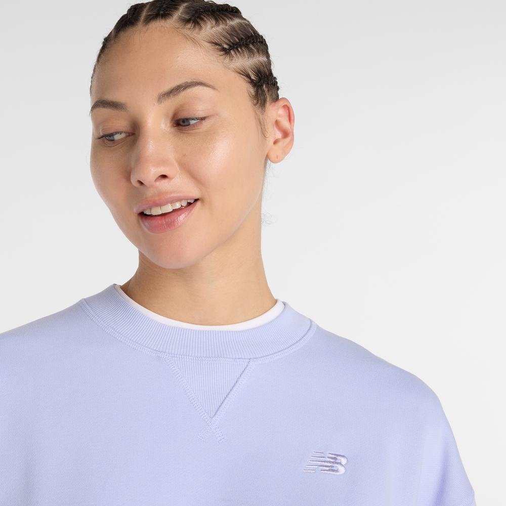 Dámská mikina New Balance WT41500DYK - fialové