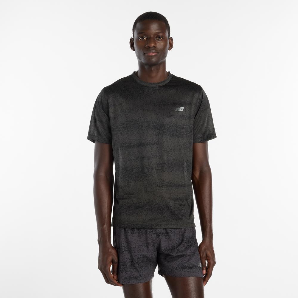 Pánské tričko New Balance MT61G4S7BGR - černé