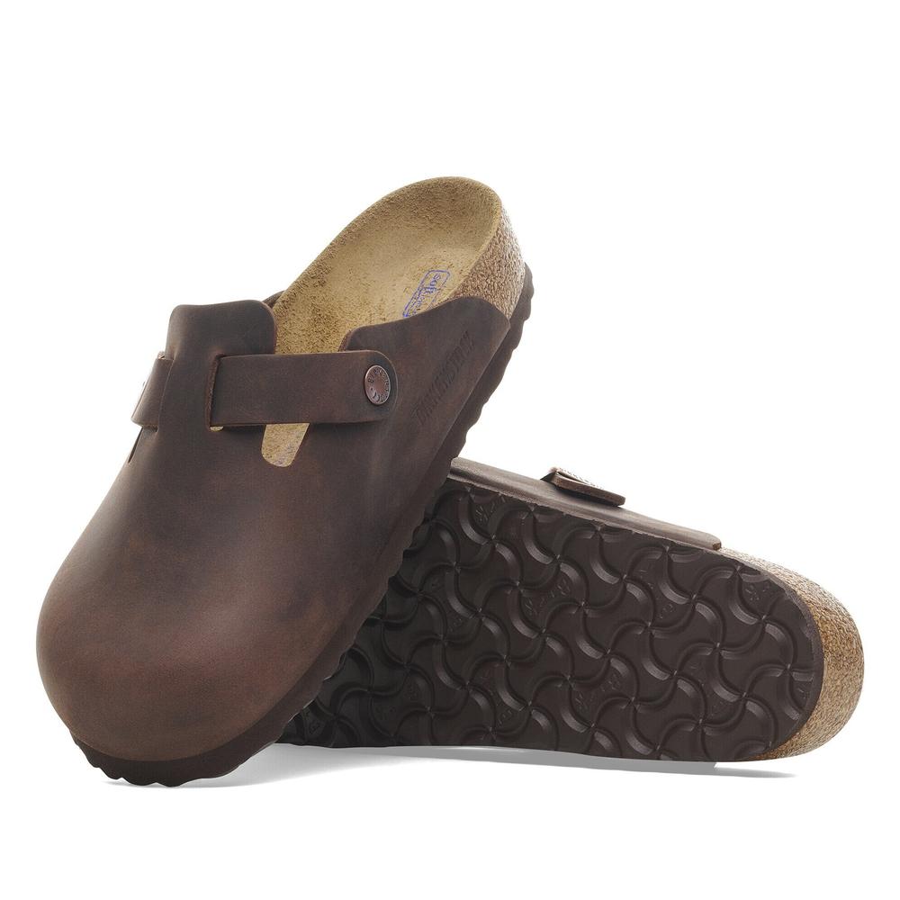 Žabky unisex Birkenstock Boston SFB 159711 - hnědé