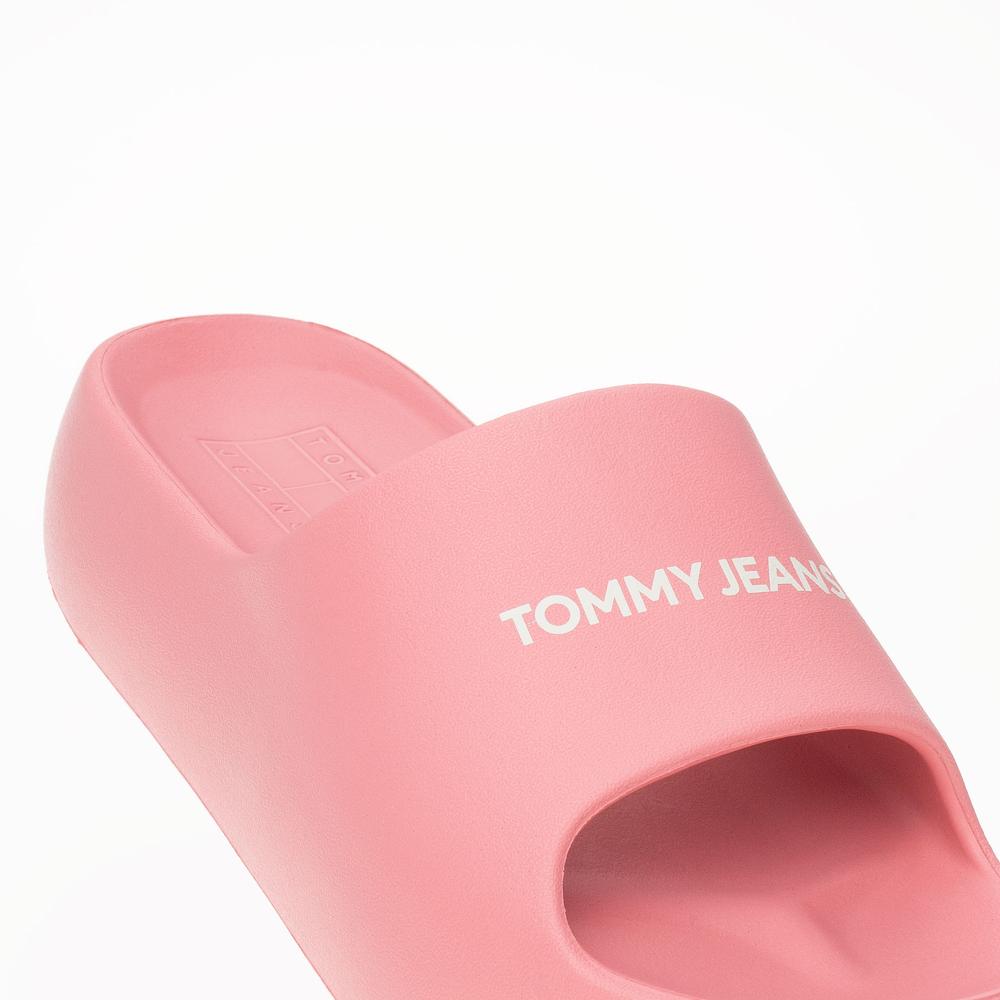 Žabky Tommy Jeans Chunky Flatform Pool Slides EN0EN02454-TIC - růžové