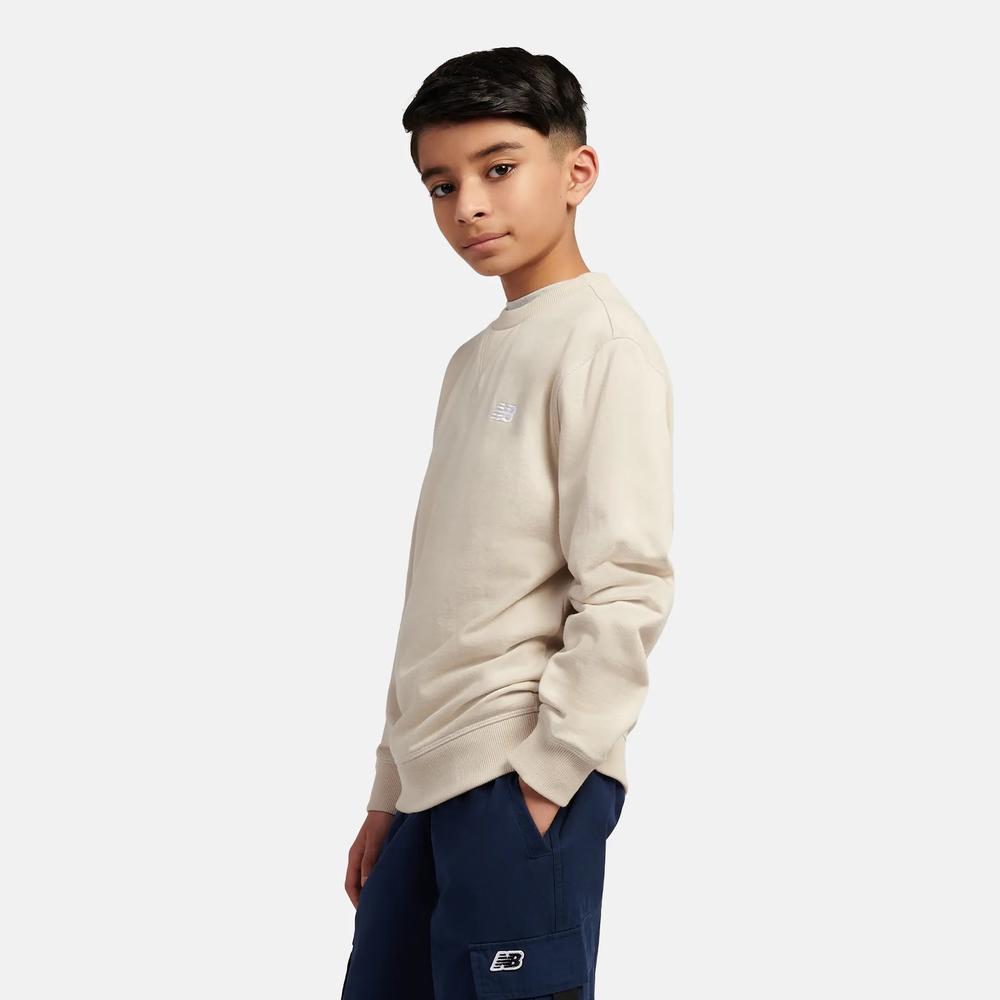 Dětské mikinaNew Balance LAKB0055TWF - béžové