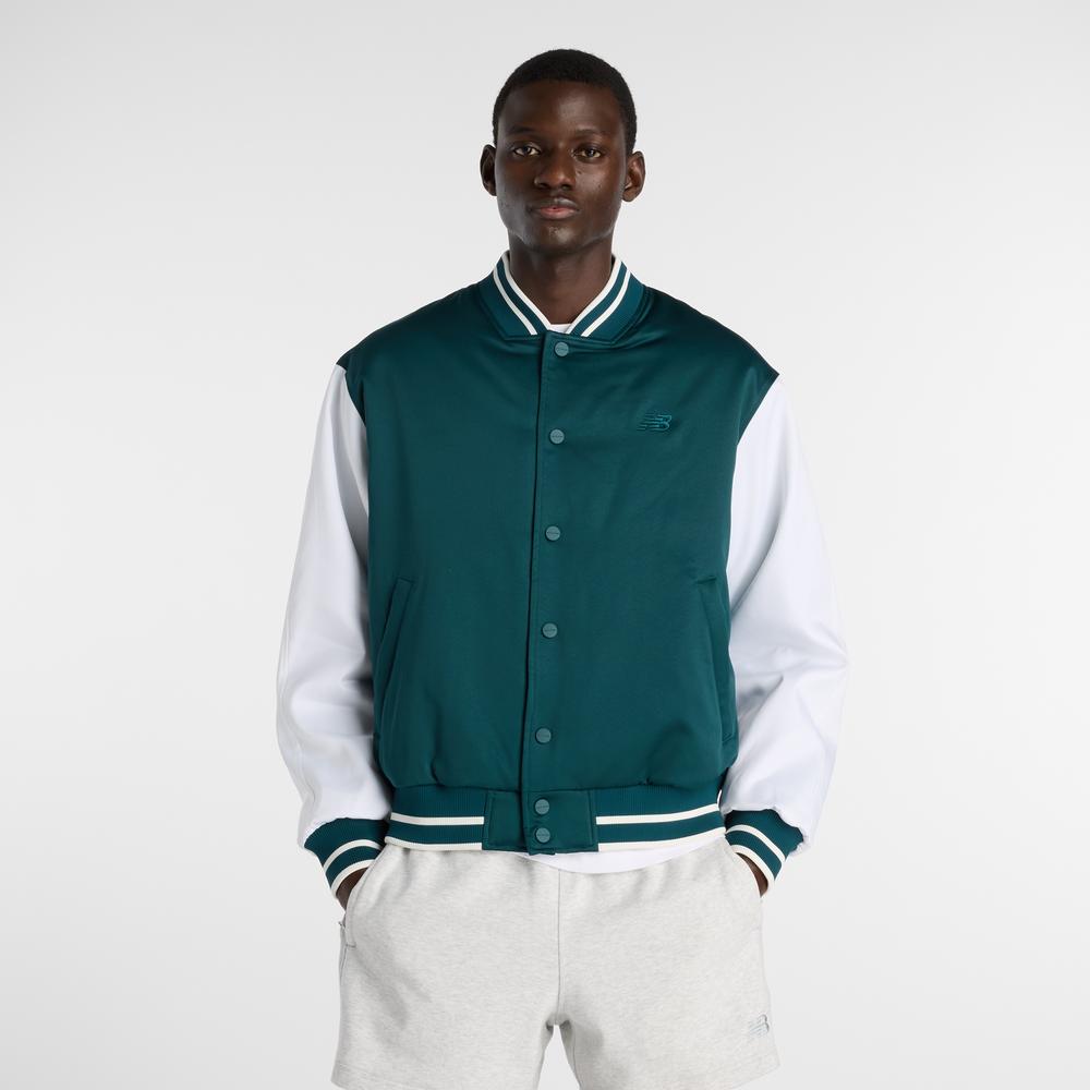 Pánská bunda New Balance MJ6102R7AAV - zelené