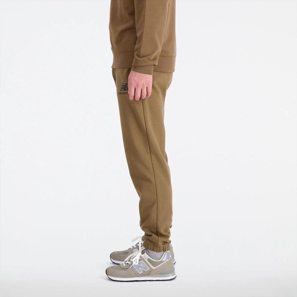 Pánské kalhoty New Balance MP31539DHE – hnědé