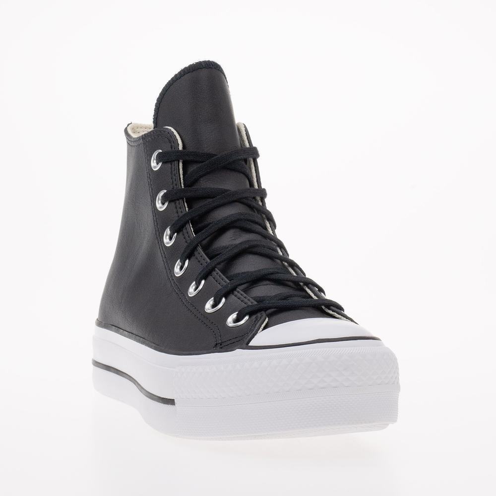 Boty Converse Chuck Taylor All Star Lift Platform Leather 561675C - černé