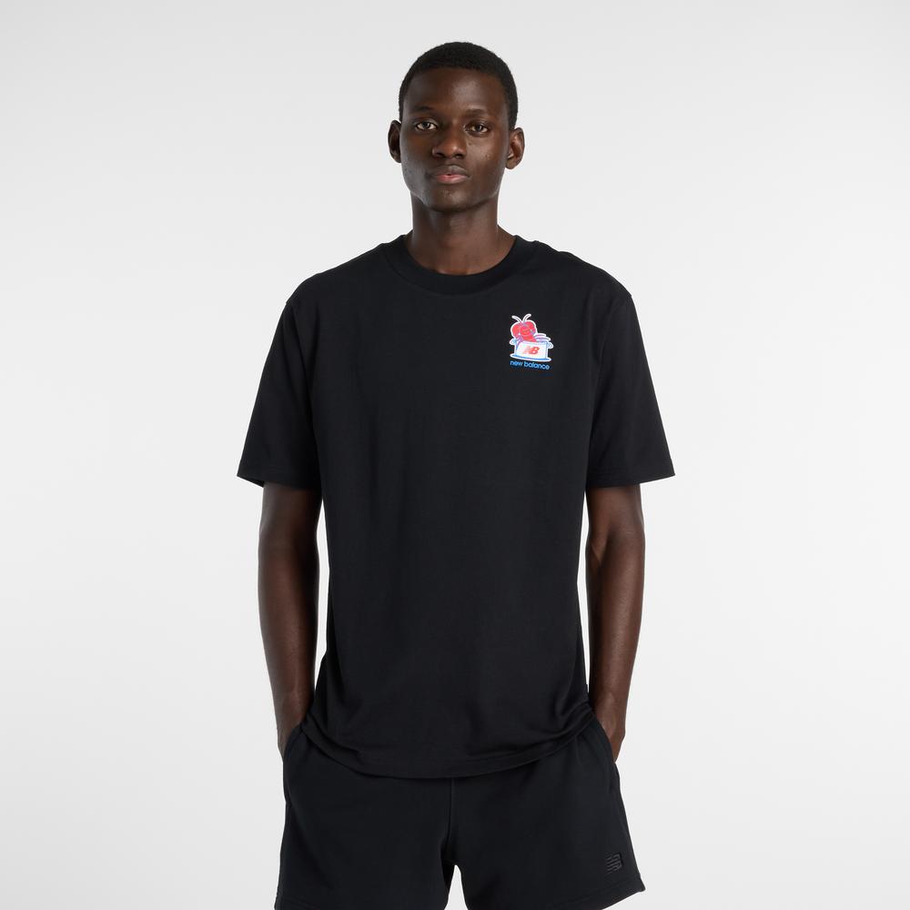 Pánské tričko New Balance MT61Y1F6BK - černé