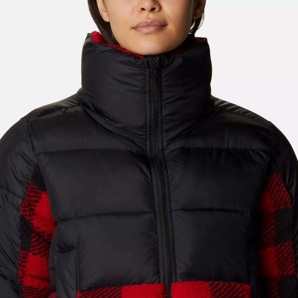 Bunda Columbia Leadbetter Point Sherpa Hybrid Puffer 1955243011 - černé