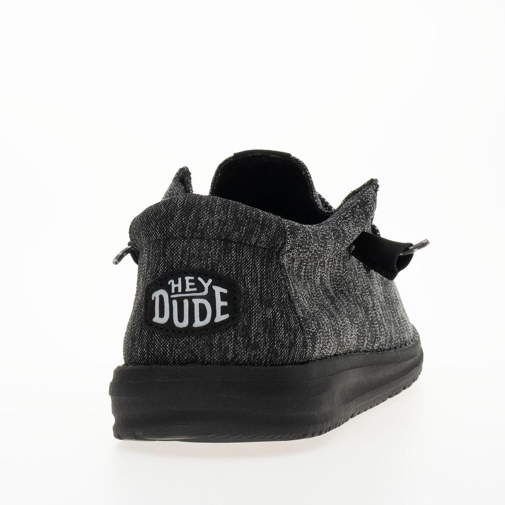 Boty Hey Dude Wally Sport Knit 40536-060 - černé