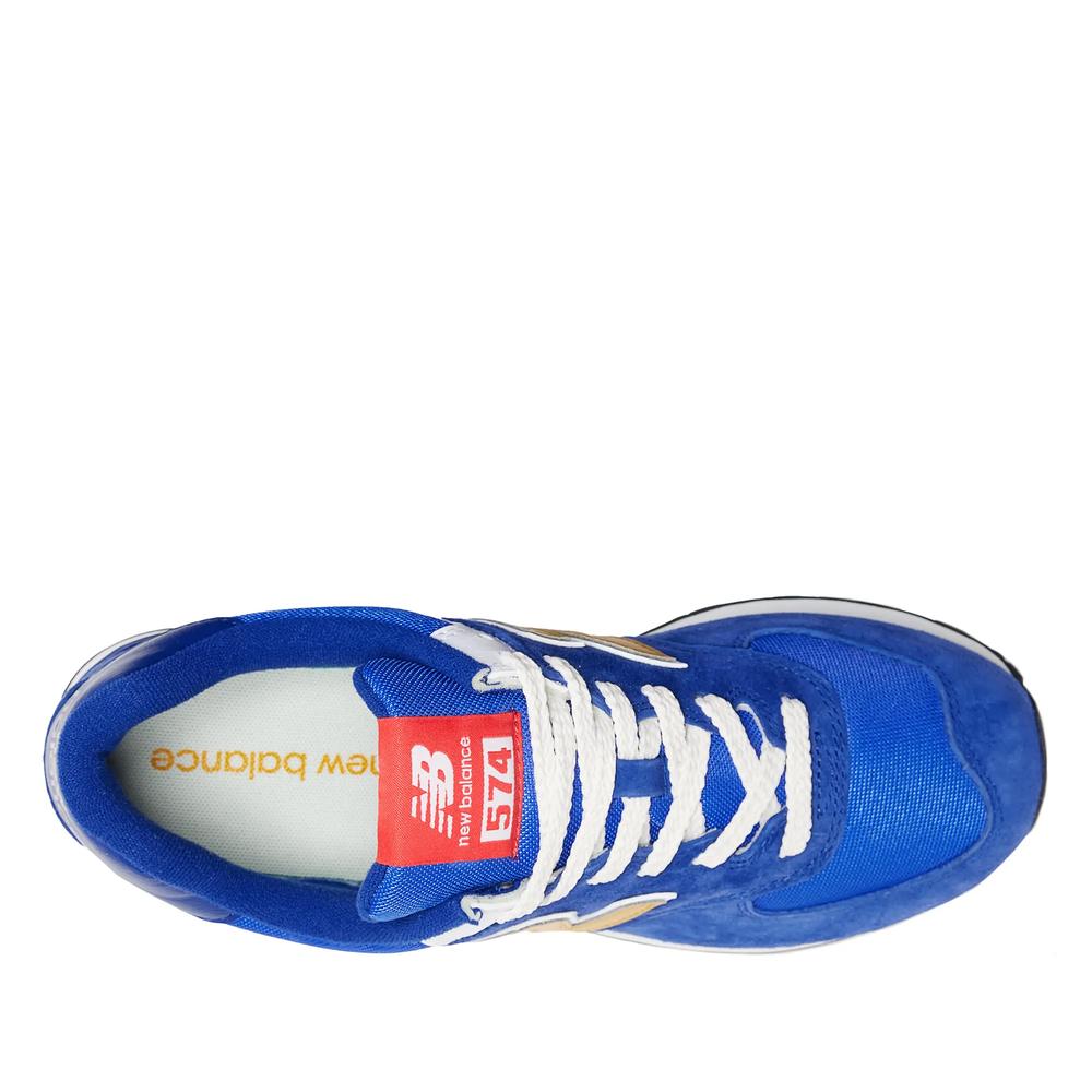 Boty New Balance U574HBG - modré
