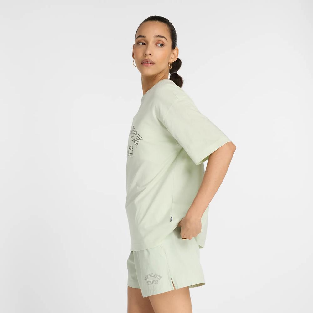 Dámské tričko New Balance WT43542NUM - zelené