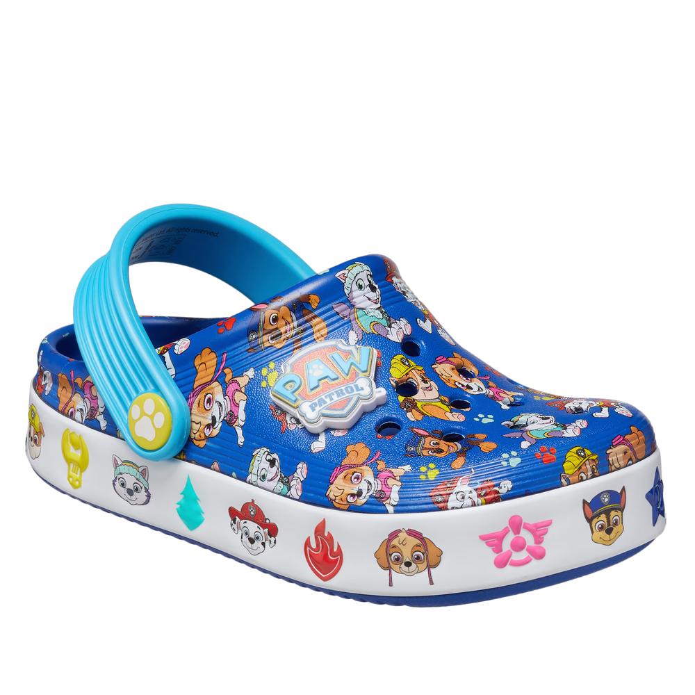 Dětské Žabky Crocs Toddler PawPatrol Off Court Clog 208853-425 - modré