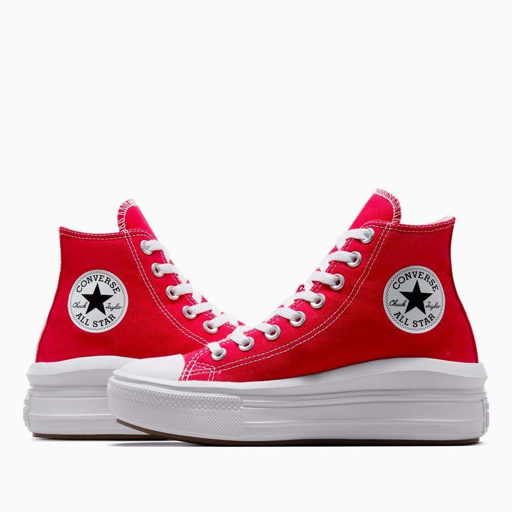 BotyConverse Chuck Taylor All Star Move A09073C - červené
