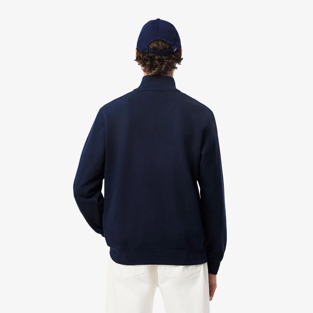 Mikina pánské Lacoste Interlock SH9774-166 - tmavě modrě