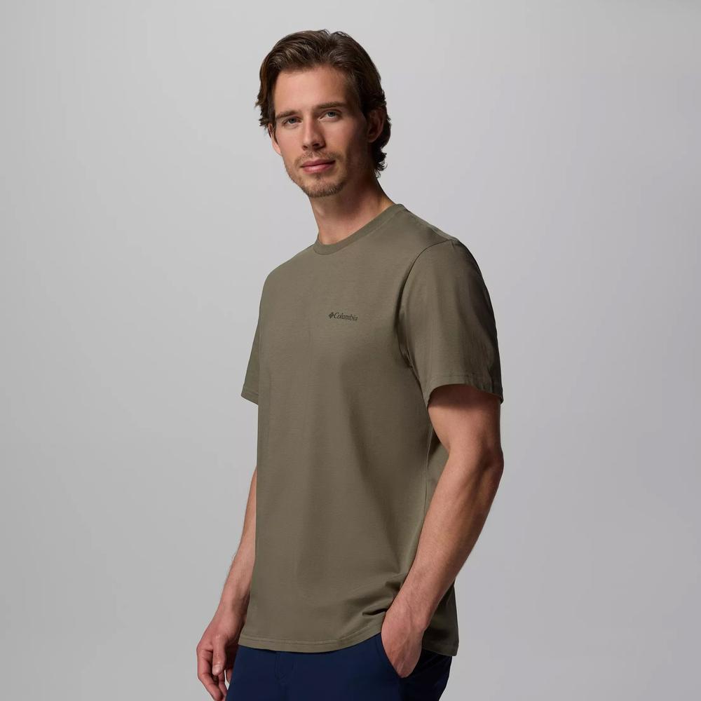 Pánská tričko Columbia CSC Basic 2154991397 - zelené