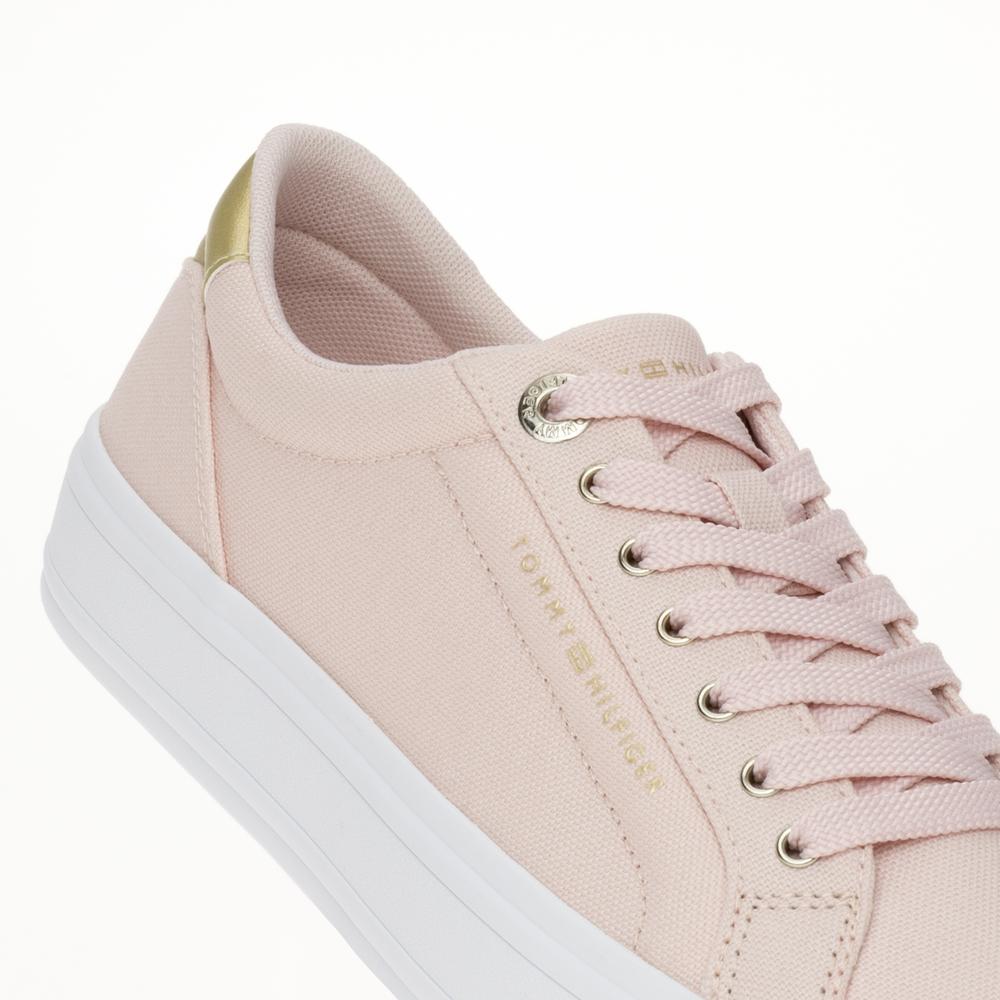 Boty Tommy Hilfiger Essential Vulc Canvas FW0FW07682-TJQ - růžové