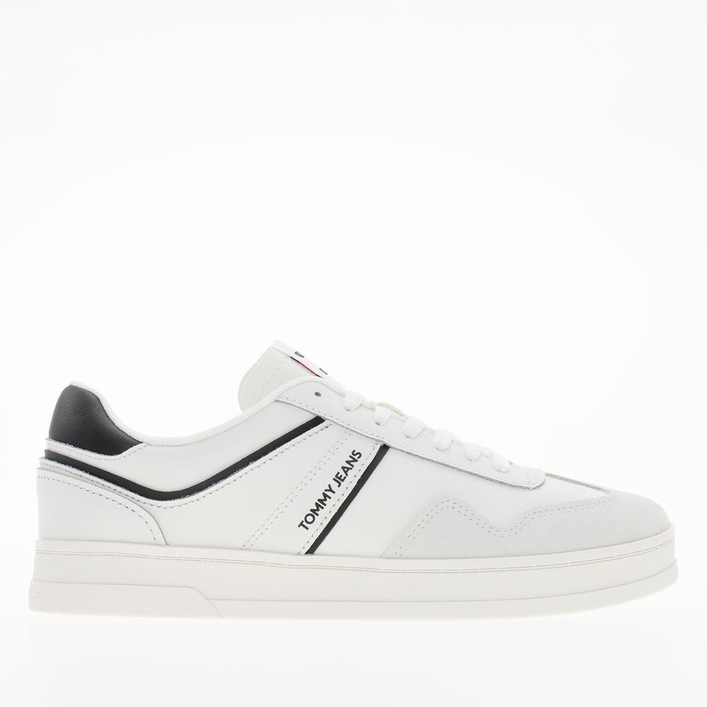 Boty Tommy Jeans The Greenwich EM0EM01571-TCR - bílé