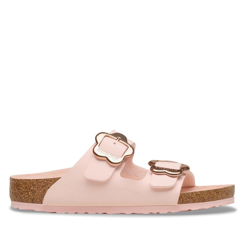 Žabky pro mládež Birkenstock Arizona Flower Buckle 1031703 - růžové