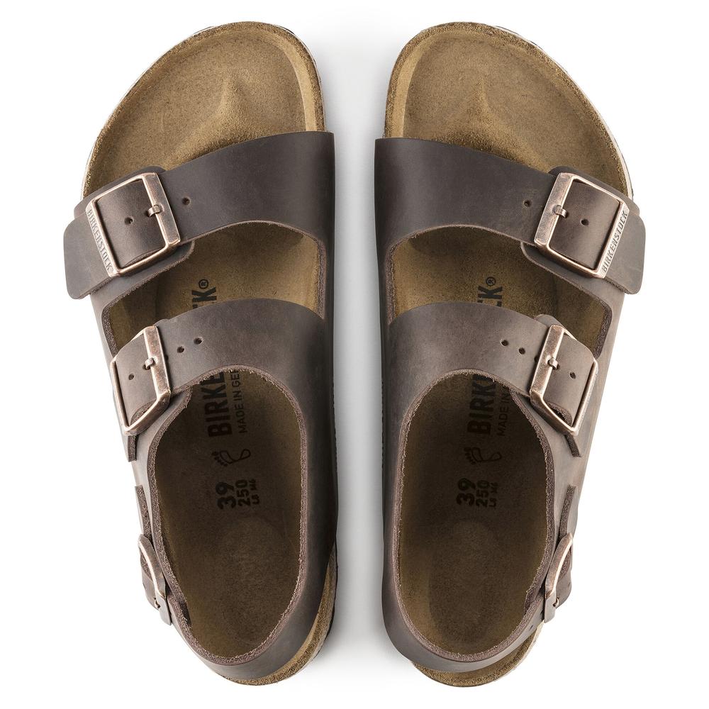 Sandále Birkenstock Milano 34871 - hnědé