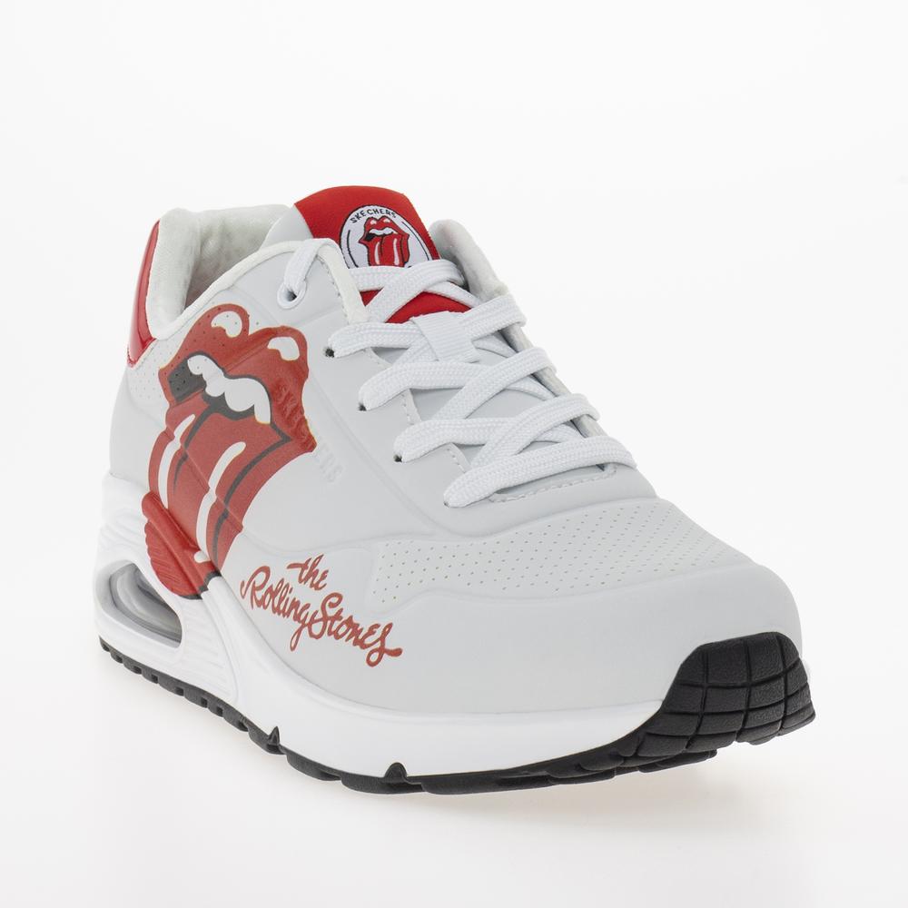 Boty Skechers Uno Rolling Stones Single 177965WRD - bílé