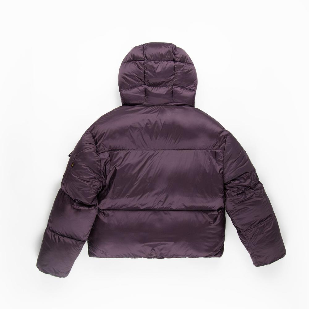 Bunda Alpha Industries Cloud Puffer Bomber 148006719 - fialové