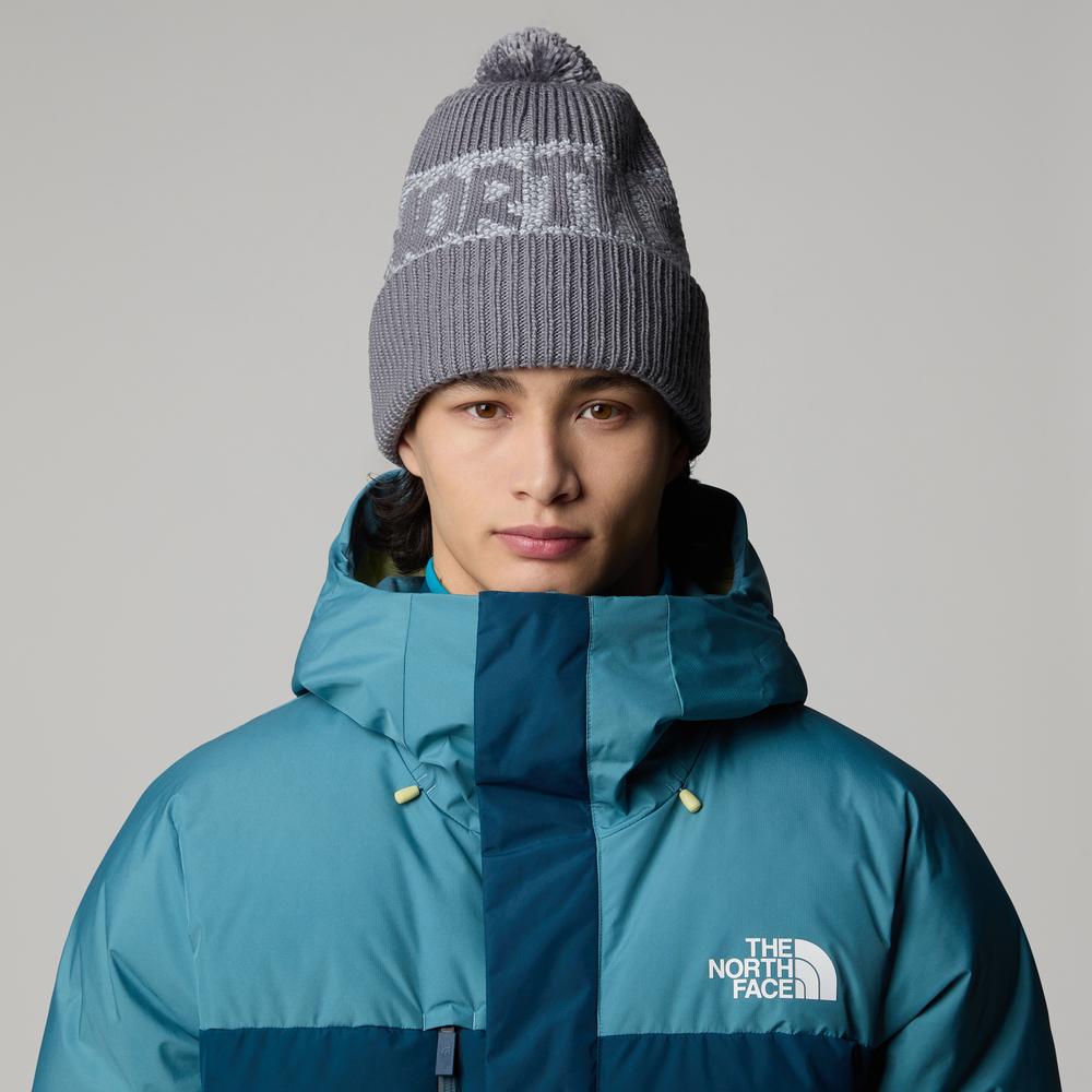 Čepice unisex The North Face Retro Cabin 0A88QWRO01 - šedivé