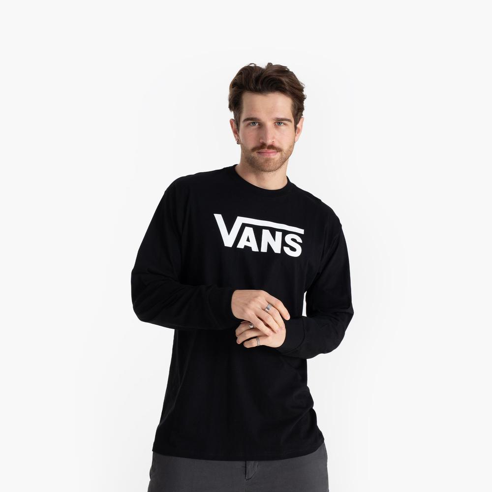 Mikina Vans Classic LS VN000K6HY281 - černé