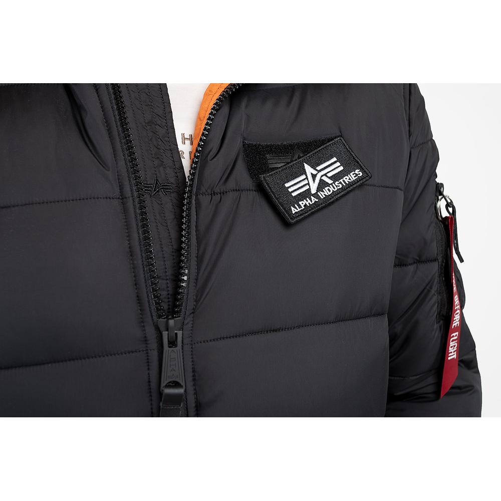 Bunda Alpha Industries Hooded Puffer 11811303 - černé