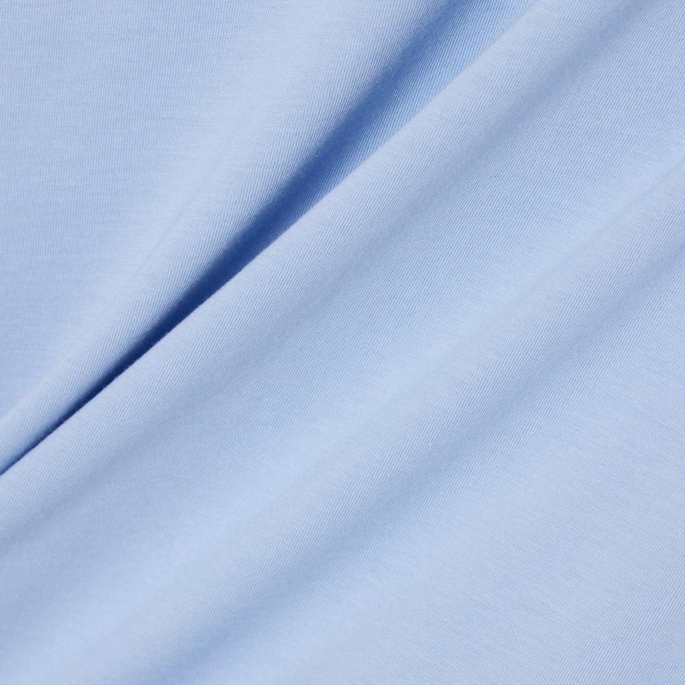 Tričko pánské Lacoste Crew Neck Pime Cotton Jersey TH6709-AEY - modré