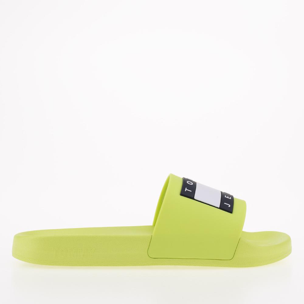 Žabky Tommy Jeans Flag Pool EN0EN02115-MSA - zelené