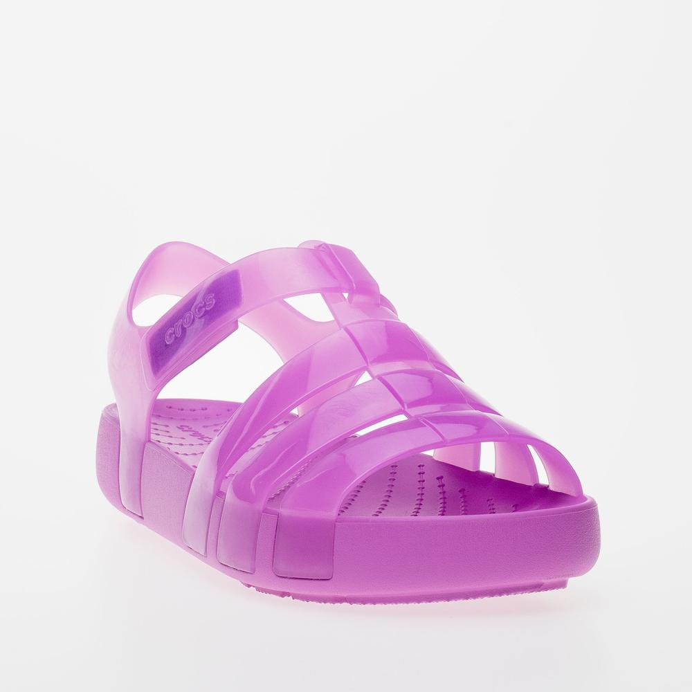 Sandále Crocs Isabella Jelly Sandal 209837-6WQ - růžové