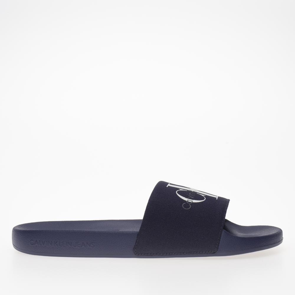 Žabky Calvin Klein Slide Monogram CO YM0YM00061-0GY - tmavě modrě