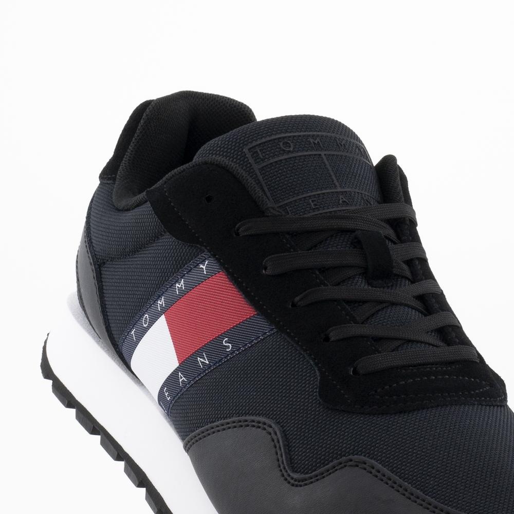 Boty Tommy Jeans Retro Runner EM0EM01081-BDS - černé
