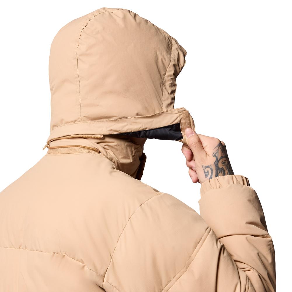 Pánská bunda Columbia Landroamer Hooded Puffer 2088081262 - béžové