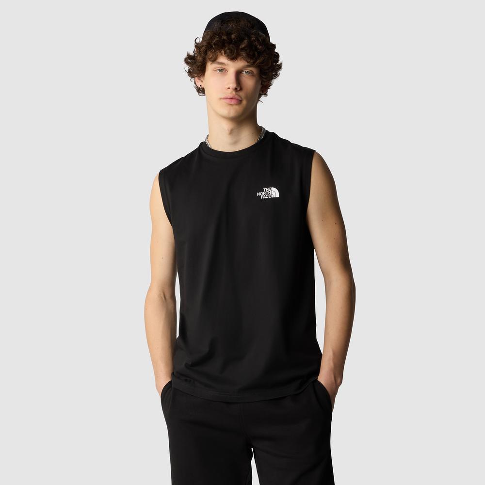 Tričko The North Face Simple Dome Tank 0A87R3JK31 - černé