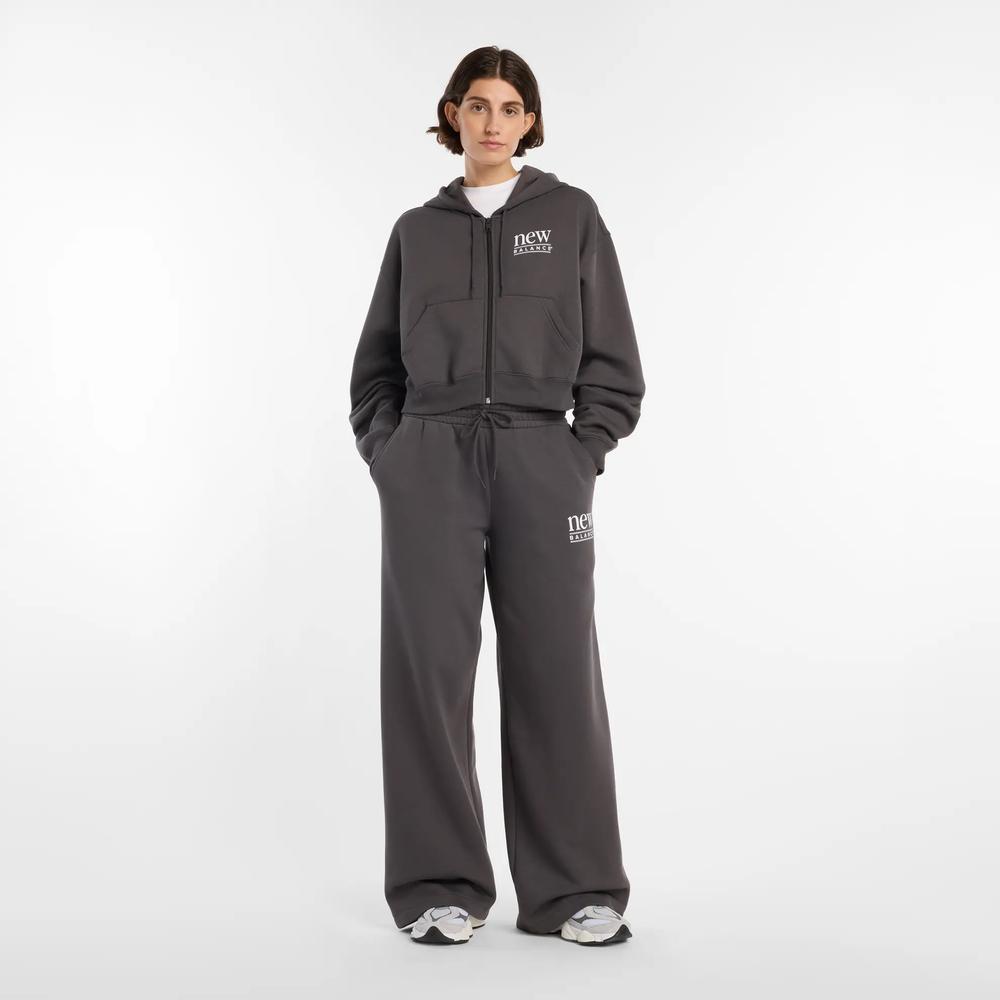 Dámská mikina New Balance WJ6109B2ABR - šedivé