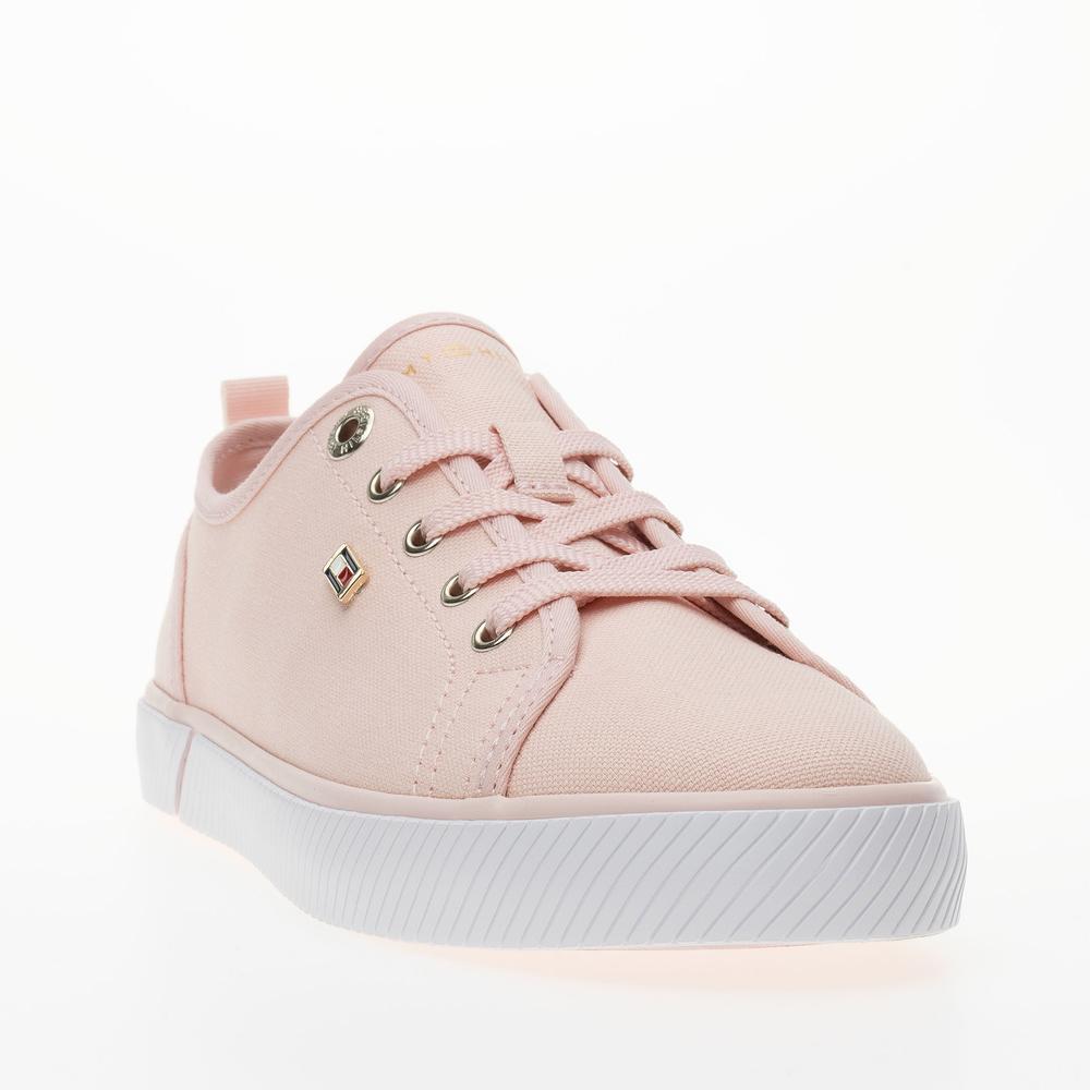 Boty Tommy Hilfiger Vulc Canvas FW0FW08063-TJQ - růžové