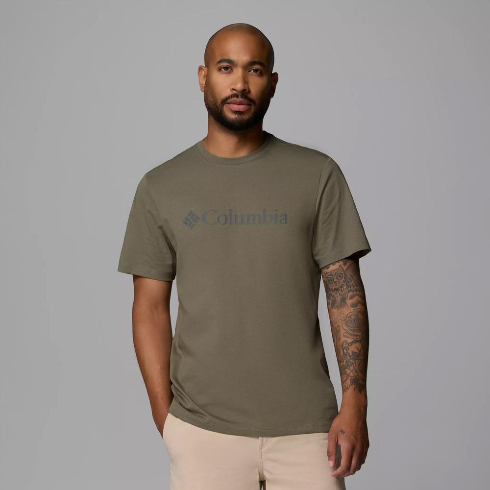 Pánská tričko Columbia CSC Basic Logo 2155001397 - zelené