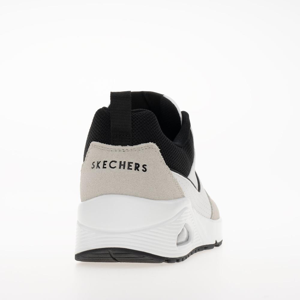 Boty Skechers Uno Retro One 183020WBK - bílé
