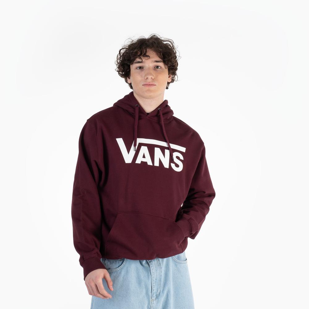 Mikina Vans Classic Pullover VN000HNXK1O1 - bordové