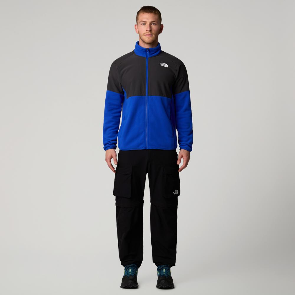 Mikina The North Face 100 Glacier Heavyweight Full-Zip Fleece 0A89JGJL11 - tmavě modrě